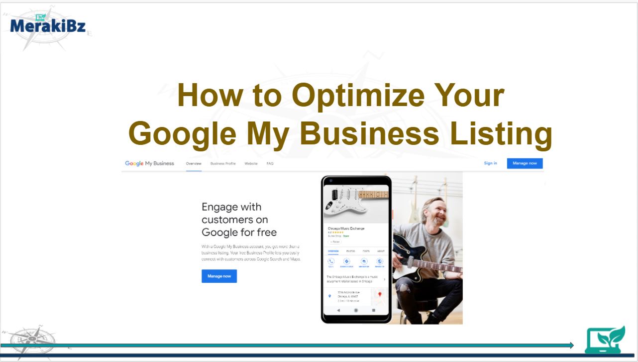 how to set up your google my business account